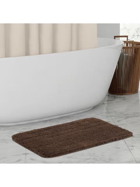 ishro home ishro home Polyester Premium Carpets For Living RoomRectangular Rugs For Living Room Fluffy And Soft Shaggy Carpet Floor Mat 16X24 Inches Brown - Image 3
