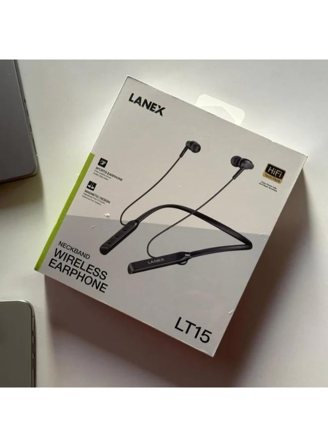 Lanex Neckband Wireless Earphone LT15 - Image 2