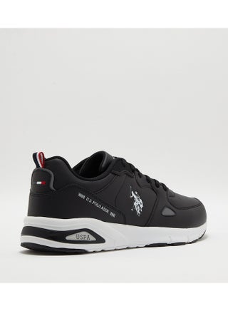 أحذية رياضية سوداء للرجال من U.S. Polo Assn. طراز VANCE GLB 6FX - أحذية رياضية مميزة للستايل اليومي - view 4