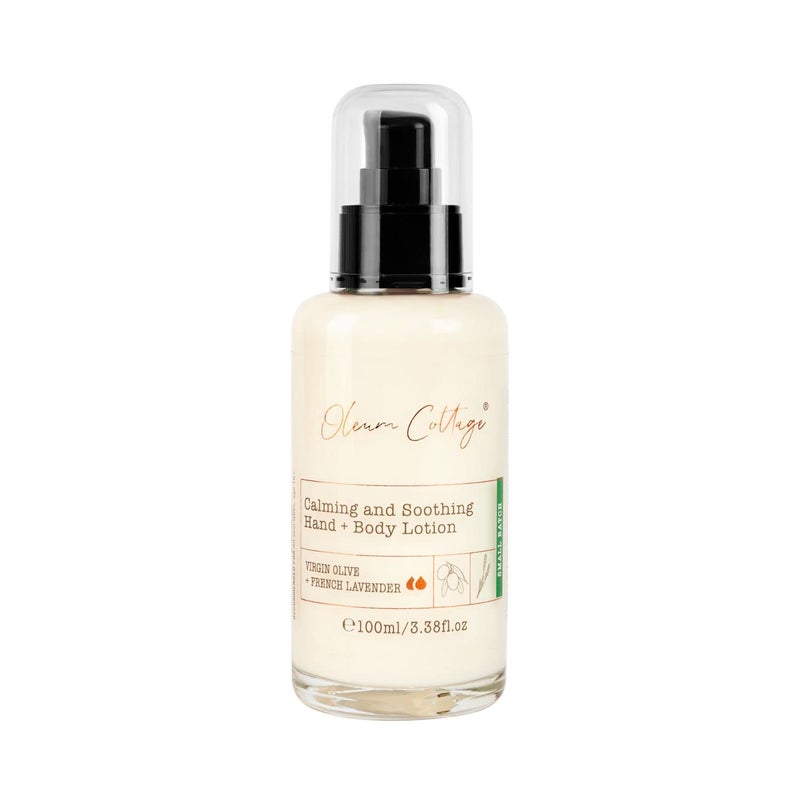 Oleum Cottage Calming and Soothing Hand and Body lotion 100 ml Made with cold pressed oils and lavender essential oil 100 natural Non sticky light feel lotion Boosts immunity Assist sleep Protects from UV damage - Image 1