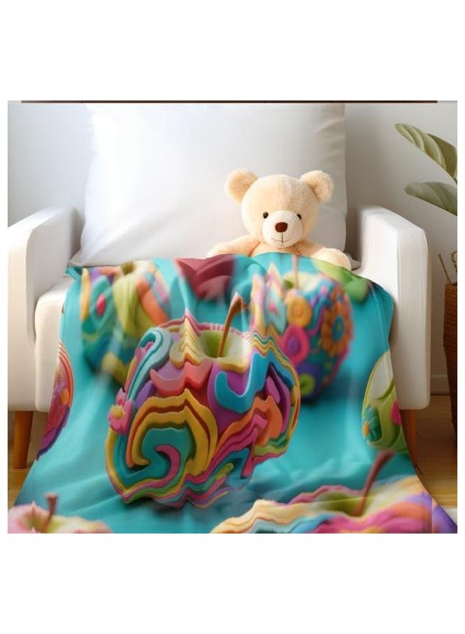 general Flannel thin blanket (warm and comfortable, suitable for sleep, gaming, dust removal and sandproof) 150cm*200cm - 290 - Image 1