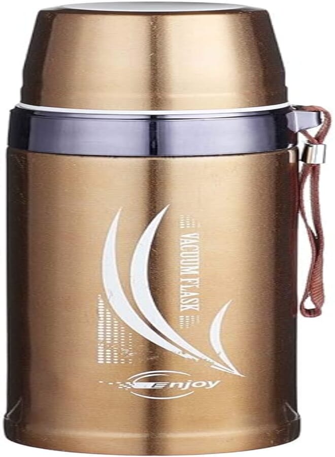 MT Stainless Steel Thermos, 750 ml - Gold