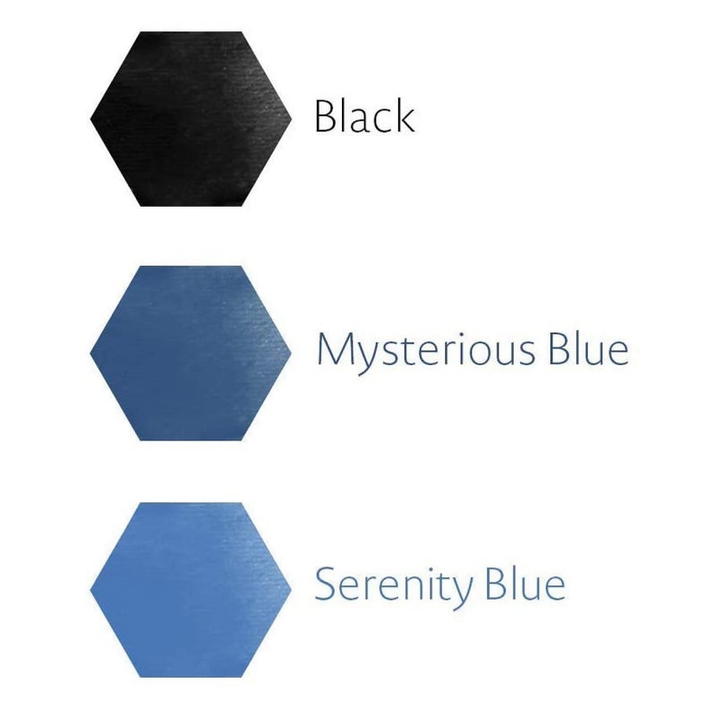 Waterman Fountain Pen Ink Cartridges Long Mysterious Blue 8 Count - Image 4