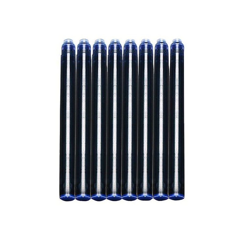 Waterman Fountain Pen Ink Cartridges Long Mysterious Blue 8 Count - Image 2
