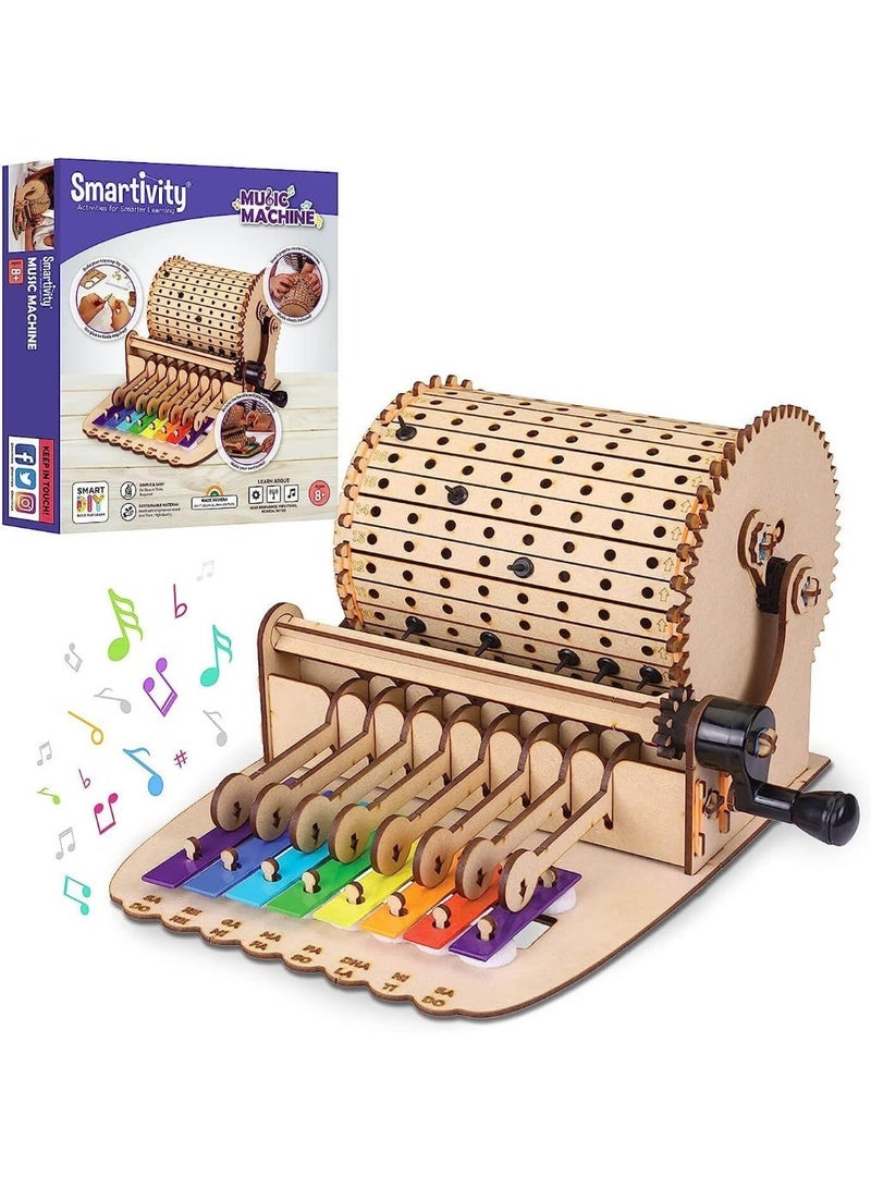 Smartivity Music Machine; Mechanical Action, Science, Engineering STEM and STEAM Building Kit for Kids Ages 8 and Up - Image 3