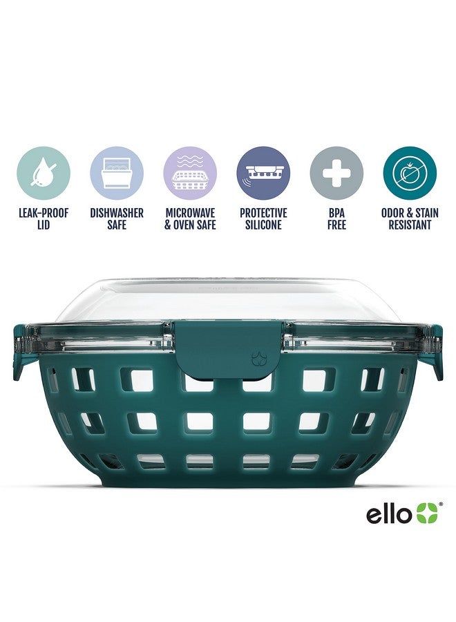 Ello Food Storage Container, 5.5 cup, Teal - Image 2