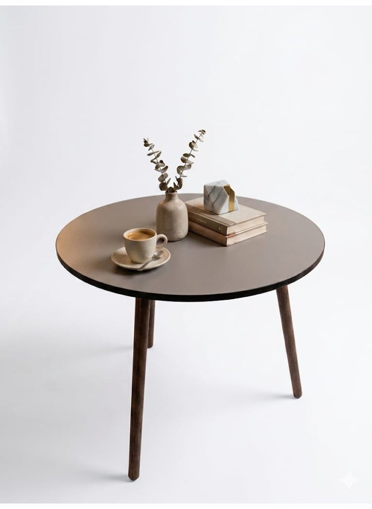 طاولة خدمة دائرية مودرن - مقاس 60×50 سم - متعددة الاستخدامات - Image 1