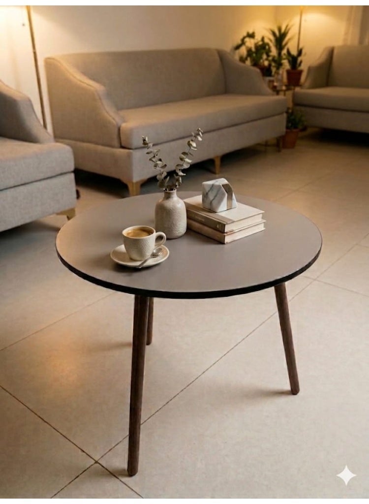 طاولة خدمة دائرية مودرن - مقاس 60×50 سم - متعددة الاستخدامات - Image 2