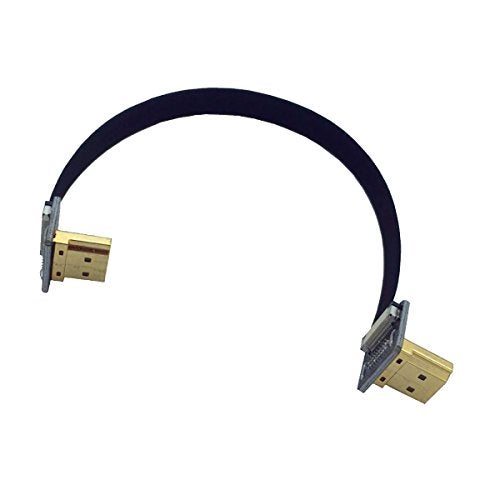 Kework 20cm FPV HDMI Slim Flat Cable, Downward Male to Downward Male 1080P HDMI Cord - Image 4