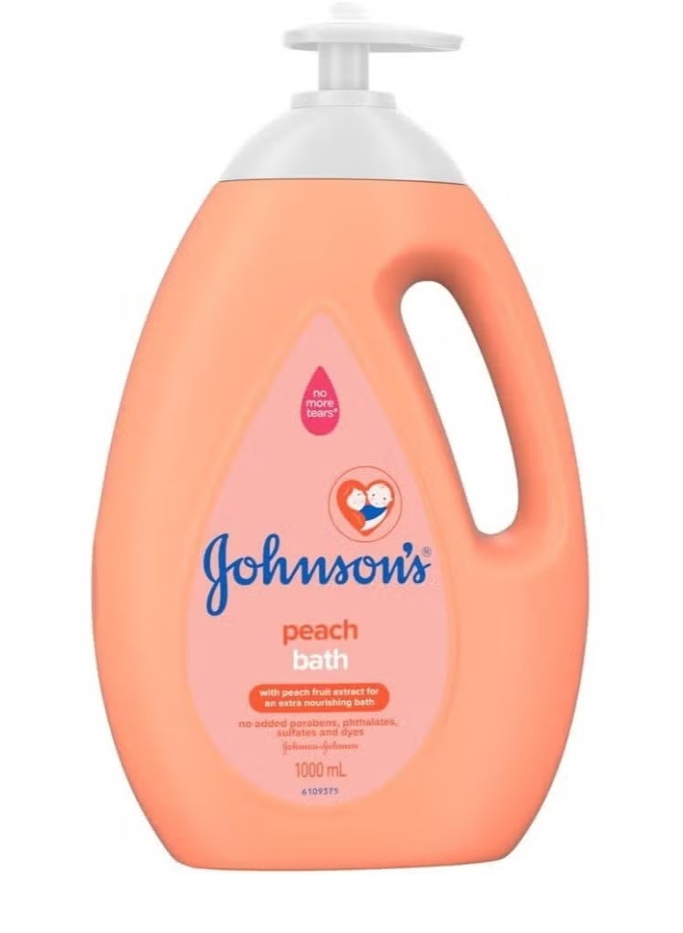 Johnson's Baby Baby bath Peach 1Liter - Image 1