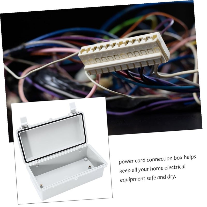 صندوق تقاطع كهربائي خارجي من مادة ABS مقاوم للعوامل الجوية ومضاد للغبار ومقاوم للتآكل مع ألسنة تركيب - Image 5