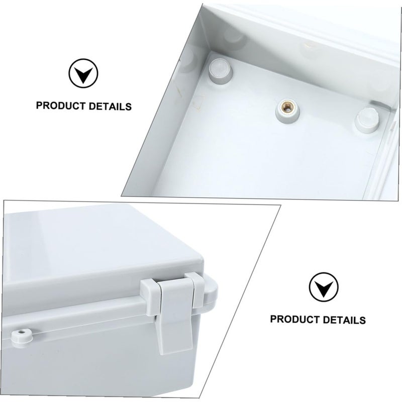 صندوق تقاطع كهربائي خارجي من مادة ABS مقاوم للعوامل الجوية ومضاد للغبار ومقاوم للتآكل مع ألسنة تركيب - Image 3