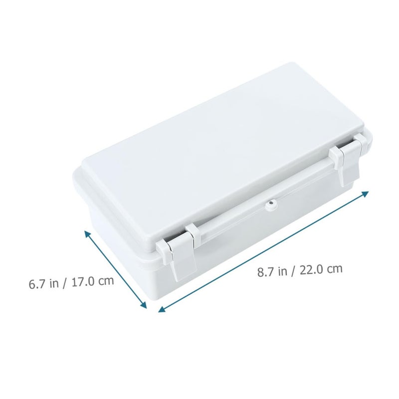 صندوق تقاطع كهربائي خارجي من مادة ABS مقاوم للعوامل الجوية ومضاد للغبار ومقاوم للتآكل مع ألسنة تركيب - Image 4