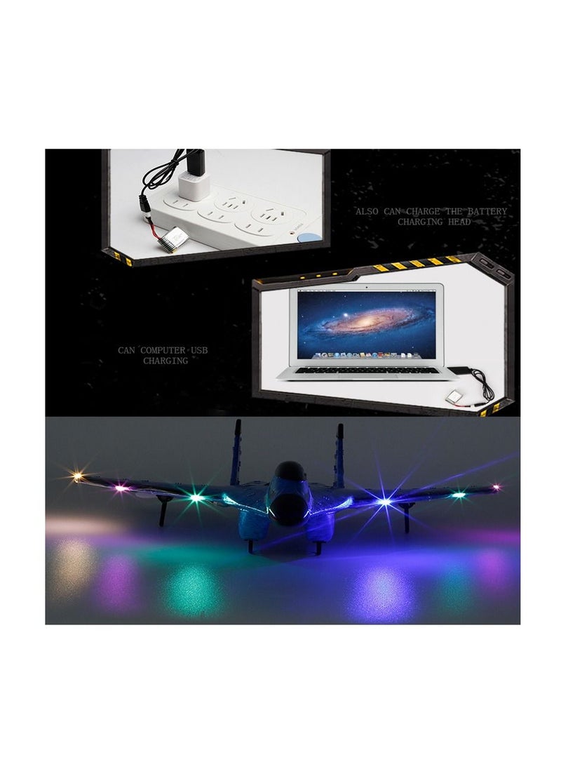AROAQ DIY RC Plane Toy 620 yellow 3 battery Remote Control Airplane DIY Fixed Wing Aircraft  - Image 4