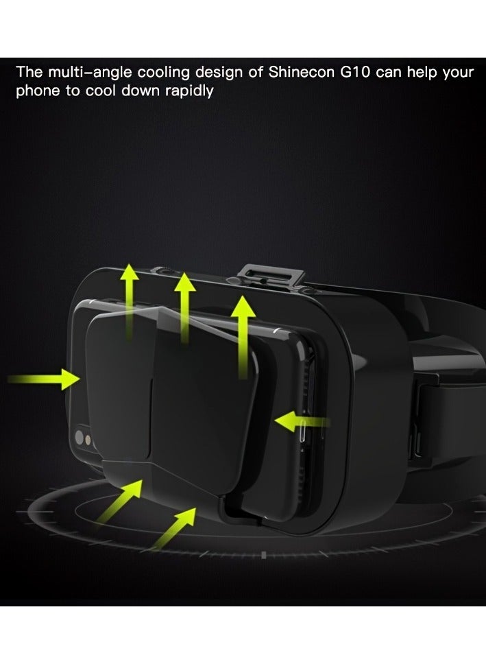 3D VR Headset with Blue Light Filter, Smart Virtual Reality Glasses - Image 4