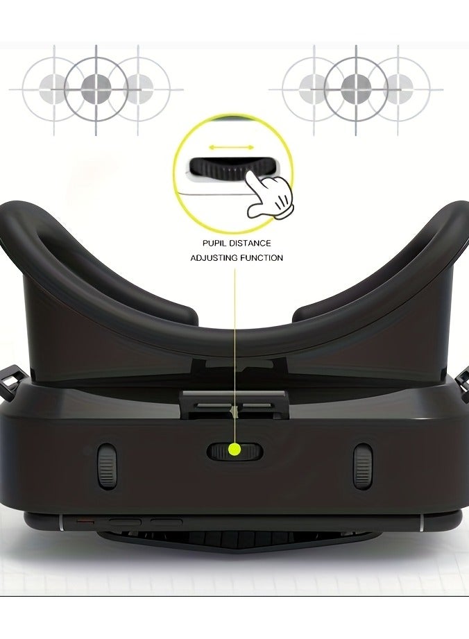 3D VR Headset with Blue Light Filter, Smart Virtual Reality Glasses - Image 5