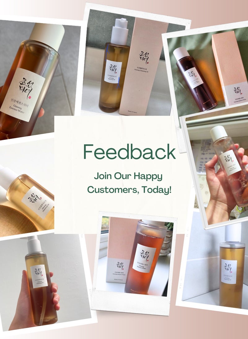 Beauty of Joseon Cleansing & Hydrating Due & face scrubber - Deep Ginseng Cleansing Oil for Makeup Removal + Hydrating Ginseng Essence Water for Radiant Skin | Gentle, Effective Skincare Duo for All Skin Types 360ml - Image 3