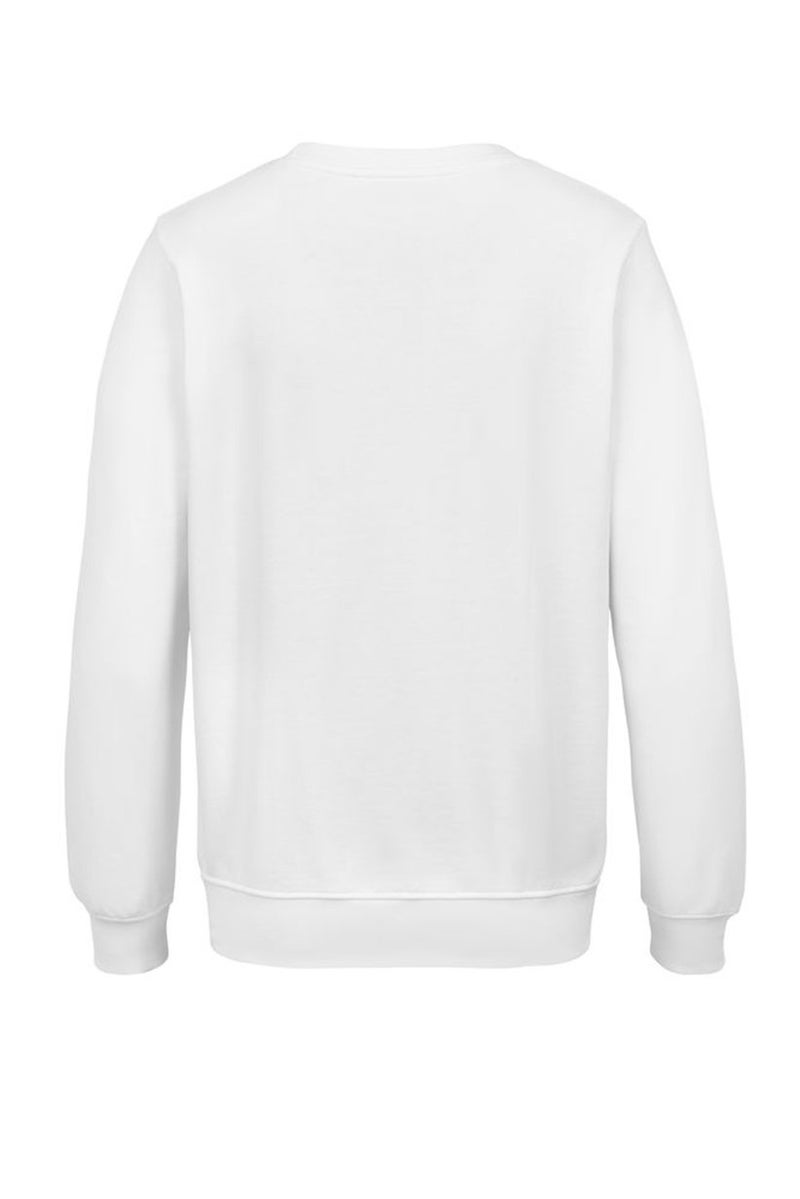 Tchibo Women Crew Neck Graphic Long Sleeve Sweatshirt, White - Image 3