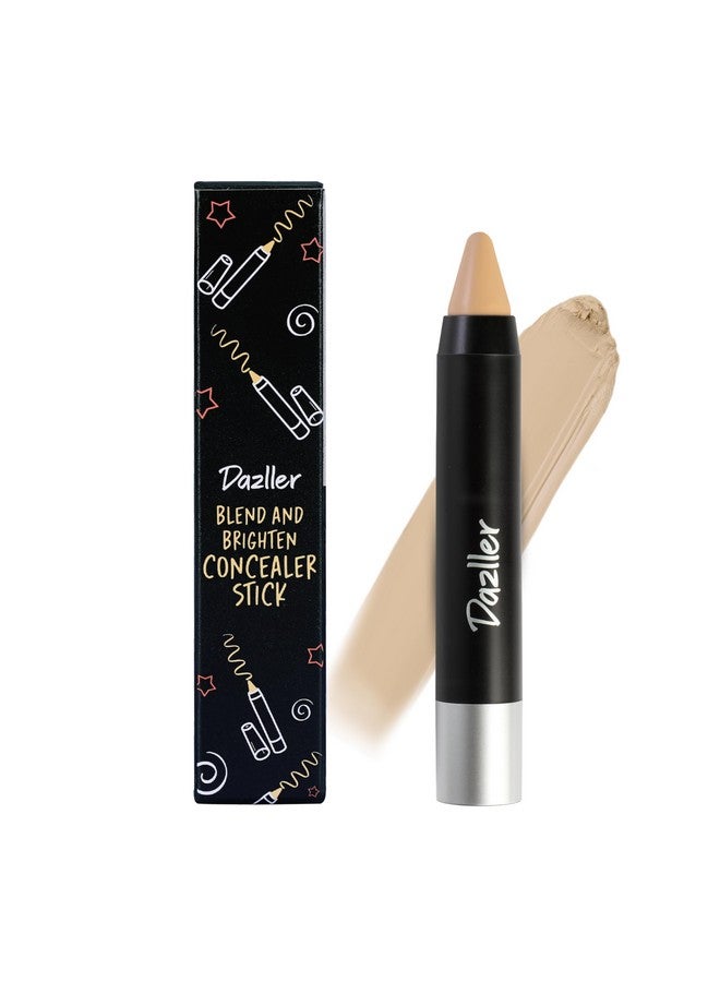 DAZLLER Blend 'N Brighten Concealer Stick, Creamy, No Caking, Full Coverage, Long Lasting, Water-Resistant, 181 - Naturalle, 4.5G - Image 1