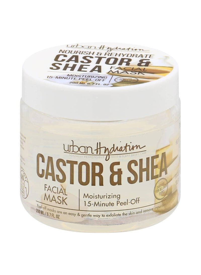 Urban Hydration - Urban Hydration Skincare Nourish  Rehydrate Castor  Shea Facial Peeloff Mask 67 Ounce - Image 1