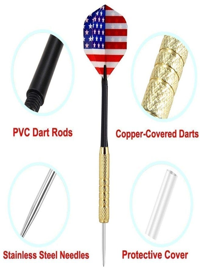 SLYK Professional Steel Tip Darts/Magnetic Darts Set, Bullseye Pro Dart Series, Sharp Pointed Tip Darts for Dartboard Game (Pack of 6 - Steel Darts) - Image 2