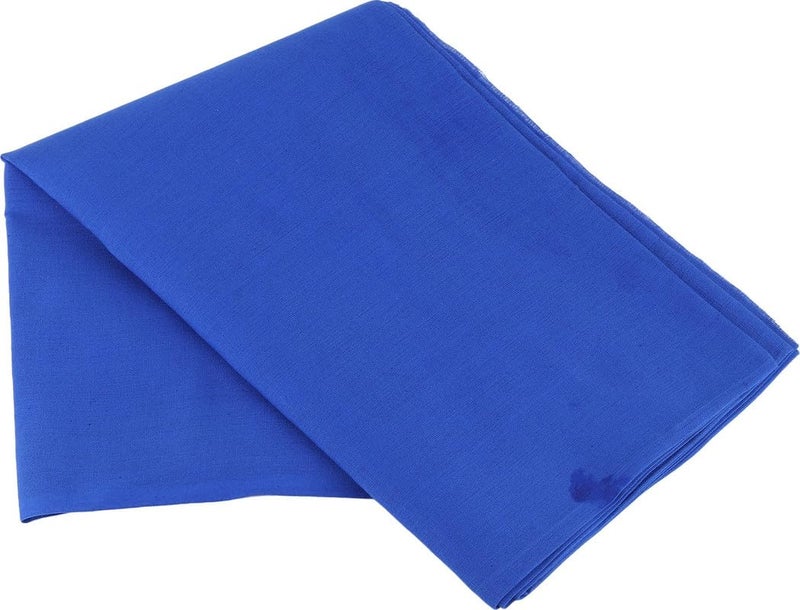 TORPPEZA Premium Blue Cotton Altar Pooja Cloth Soft Durable Mandir Fabric for Ritual Temple Decoration Use (1.25 Meter, Blue) - Image 3