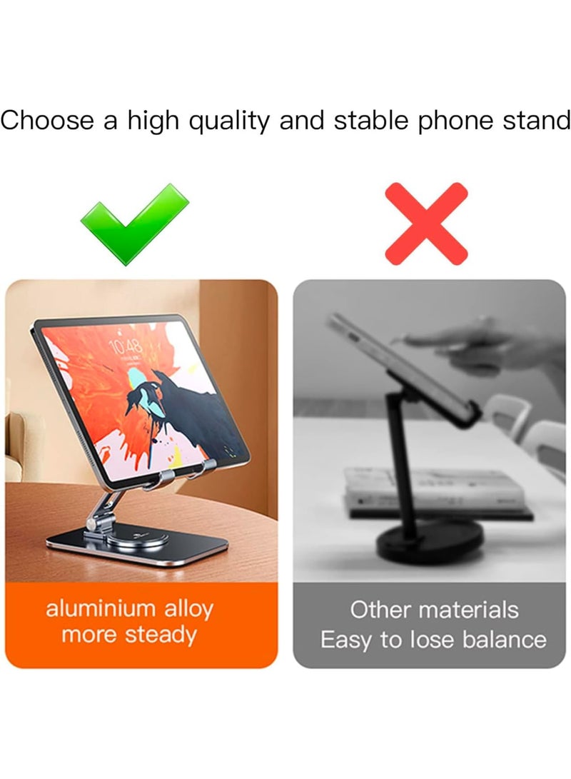 SOLARAE Cell Phone Stand, Magnetic Phone Stand Holder for Desk, 360¬∞ Rotation Phone stand Height Adjustable, with All Mobile Phones - Image 3