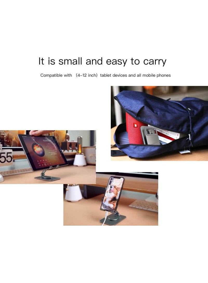 SOLARAE Cell Phone Stand, Magnetic Phone Stand Holder for Desk, 360¬∞ Rotation Phone stand Height Adjustable, with All Mobile Phones - Image 2