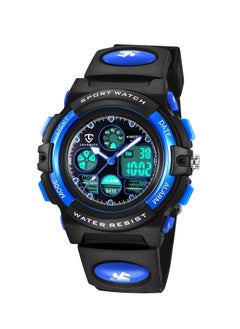 MAIKL Kids Watch, Boys Watches Ages 5-15, Analog Digital Watch for Kids Watch Boys Girls, Kids Waterproof Watch with Alarm Clock Stopwatch Wrist Watch, Birthday Gifts (Blue)  - Image 1