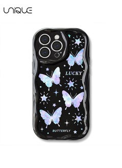 For iPhone 15 Pro Max Phone Case - Laser Butterfly Phone Case - TPU Protective Case - Shockproof Ultra Thin Phone Case Female Girl, Black / With Lanyard - pzsku/Z5848D89BBF3674E4DBBEZ/45/_/1695365802/20f50ba1-85d2-4beb-87f7-2f1b73dcaee3