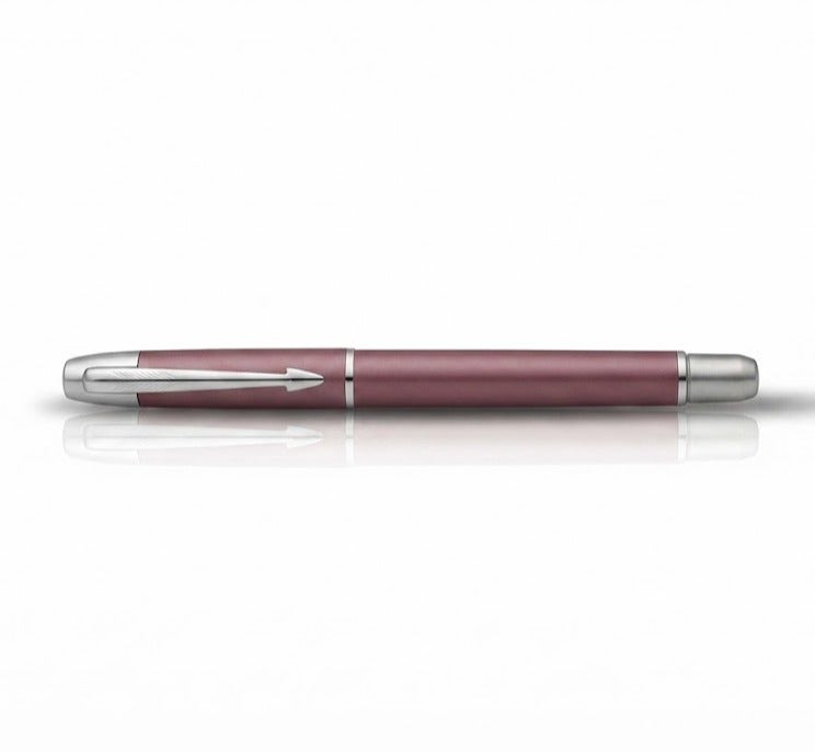 Parker IM Light Purple Silver Standard Fountain Pen, Chrome Trim, Professional Writing Gift - Image 4
