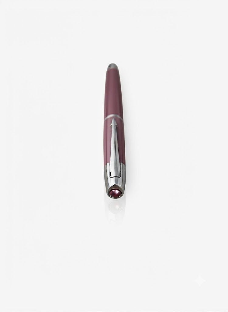 Parker IM Light Purple Silver Standard Fountain Pen, Chrome Trim, Professional Writing Gift - Image 3