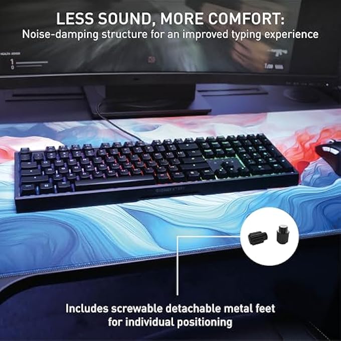 Xtrfy CHERRY XTRFY MX 3.1 MECHANICAL GAMING KEYBOARD UK LAYOUT (QWERTY) RGB LIGHTING ALUMINUM HOUSING USB-A PORT MX2A BROWN SWITCHES BLACK - Image 3