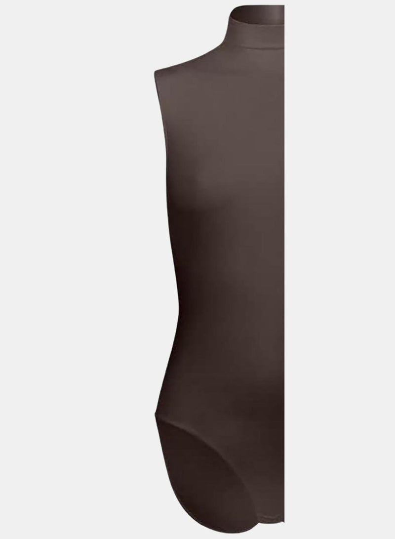 Silvy Lycra Wave1 High Neck Sleeveless Bodysuit Underwear - Image 3