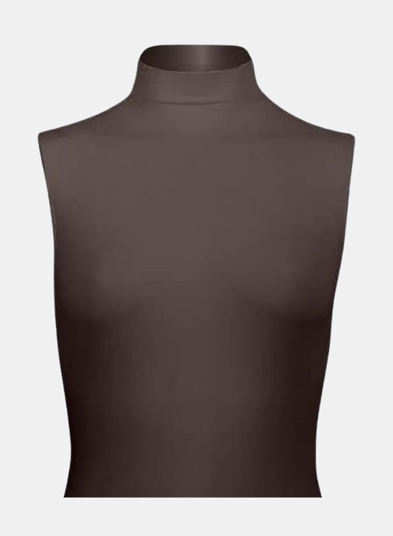 Silvy Lycra Wave1 High Neck Sleeveless Bodysuit Underwear - Image 2