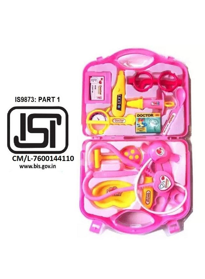 FunBlast Doctor Kit for Kids, Medical Set Toys - Pretend Play Toys for 3+ Kids, Boys, Girls, Doctor Set Play Kit Toys and Games for Boys and Girls (Pink) - Image 3