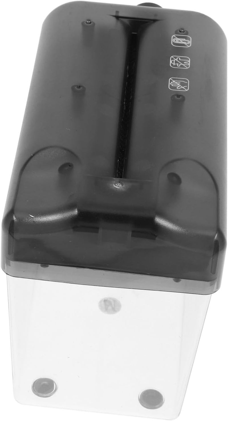 DOITOOL Manual Paper Shredder Handheld Small Desktop Office Shredder Wear-Resistant Black for Home and School Document Cutting - Image 1