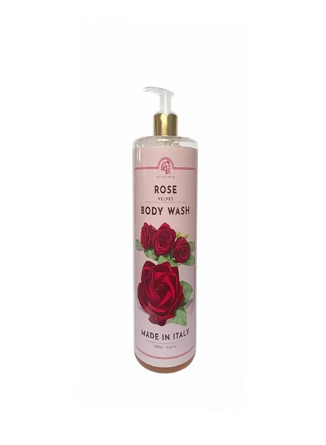 Alchimia Rose Moisturizing Body Wash 33.8 fl oz / 1000ml Made in Italy - Image 1