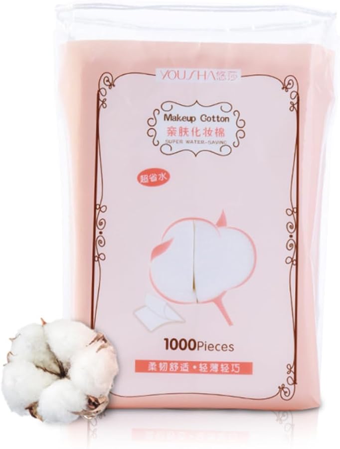 مناديل قطنية عضوية 2000 قطعة ناعمة ماصة لإزالة المكياج وسوابل الوجه - Image 5