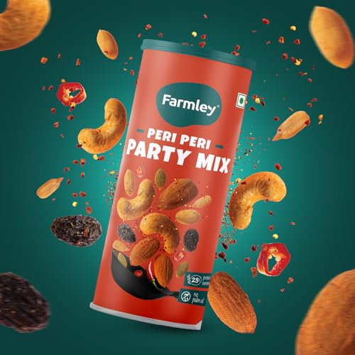 Farmley Mexican Peri Peri Snack Mix 325g | 7 Superfoods in 1 | Dry Fruits & Nuts Mix with Almonds, Cashews, Pumpkin, Sunflower & Flax Seeds | Guilt-Free Snack (Pack of 1) - Image 3