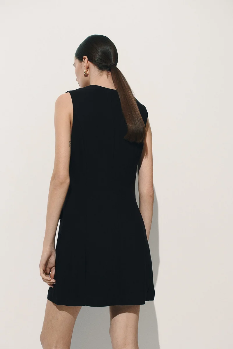 اتش اند ام Button-front dress
