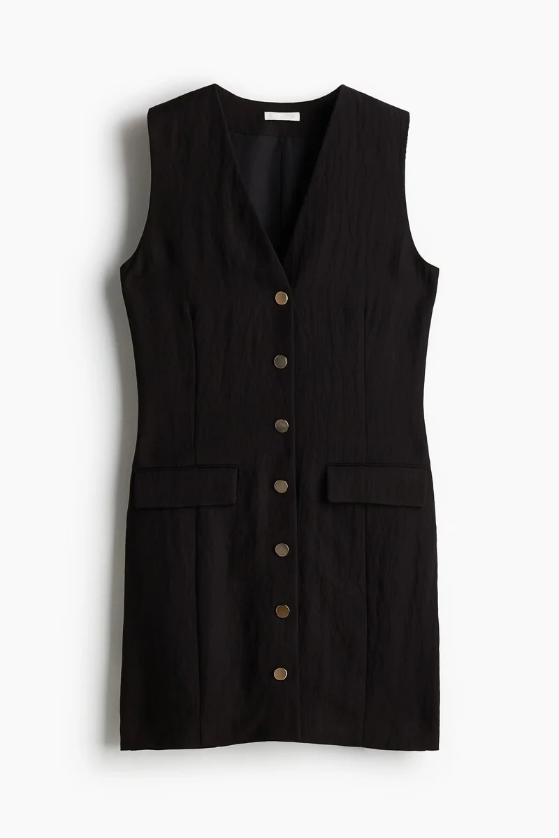اتش اند ام Button-front dress