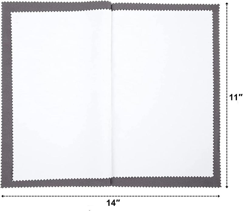 JARGOD Pro Size Silver Polishing Cloth Jewelry Cleaning Cloth 11" X 14" inches for Cleaning Gold, Silver and Platinum Jewelry Coins Watch, Keeps Jewelry Clean and Shining. (Pack of 1) (Pack of 1) - Image 5