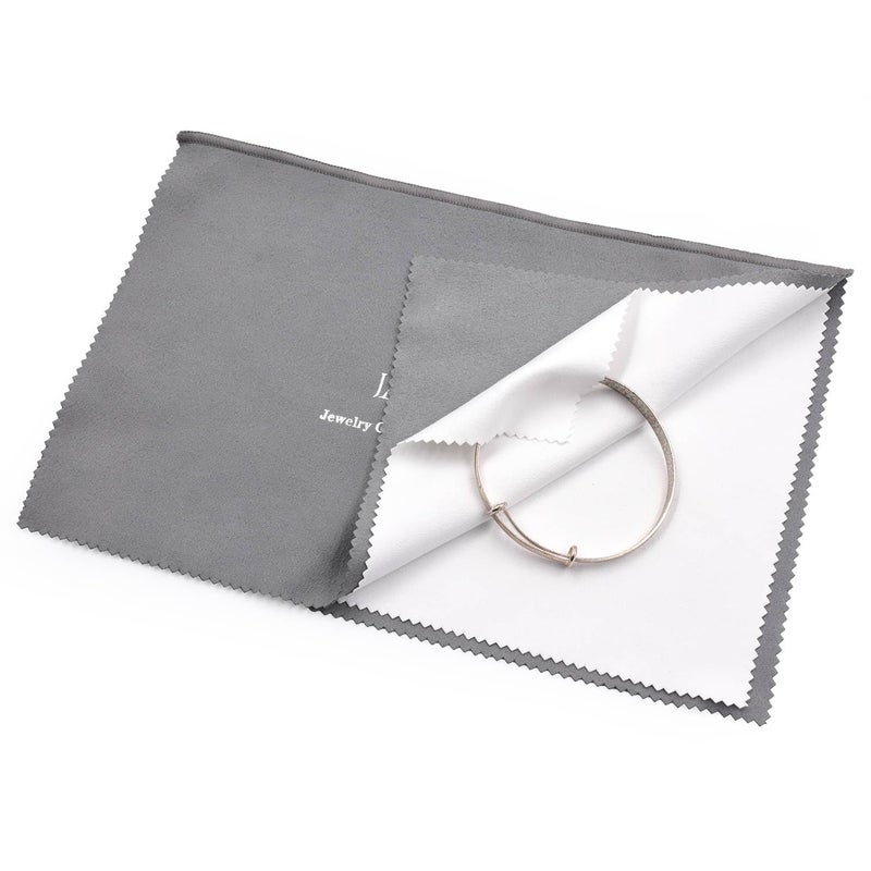 JARGOD Pro Size Silver Polishing Cloth Jewelry Cleaning Cloth 11" X 14" inches for Cleaning Gold, Silver and Platinum Jewelry Coins Watch, Keeps Jewelry Clean and Shining. (Pack of 1) (Pack of 1) - Image 3