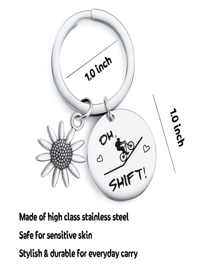 NOTHERS RSZOTW Biker Keychain Bicycle Keychain Cycling Gift Mountain Key chain Cyclist Race Tournament Participant Jewelry Mountain Bike Lover Gift - Image 2