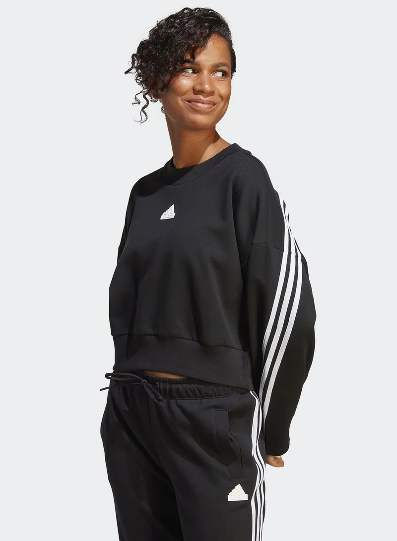 Adidas 3 Stripe Future Icons Sweatshirt