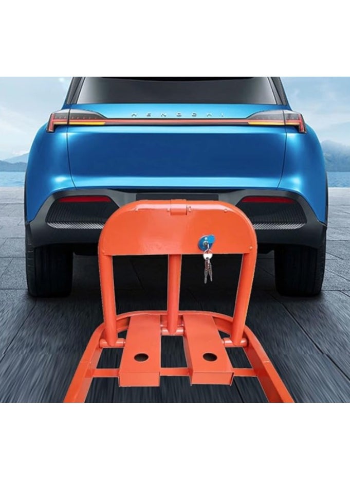Generic - Heavy Duty Parking Latch Barrier | Durable Steel Construction for Vehicle Control, Driveway Security, and Access Management | Easy Installation with Locking Mechanism - Image 1