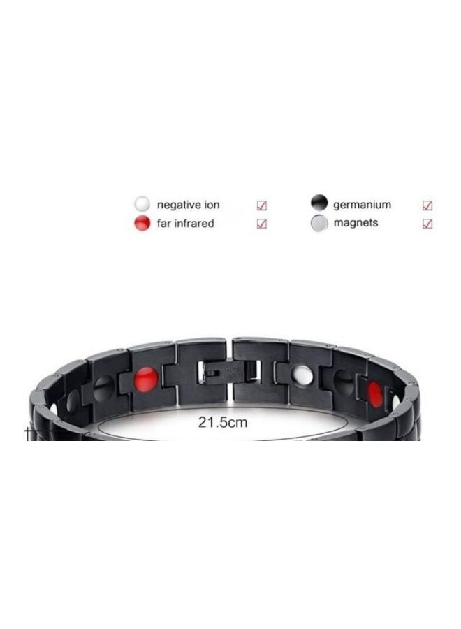 NIBEMINENT Germanium Studded Magnetic Health Bracelet - Image 2