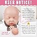 Vollence 16 inch Full Silicone Reborn Baby Dolls Girl Anatomically Correct Cute Real Babies Stress Relief AntiStress Toys for Kids - Image 4
