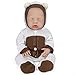 Vollence 16 inch Full Silicone Reborn Baby Dolls Girl Anatomically Correct Cute Real Babies Stress Relief AntiStress Toys for Kids - Image 2